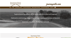 Desktop Screenshot of journeysinto.com